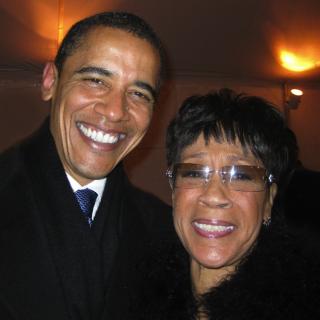 Obama and Bettye